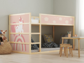 Bed stickers Eenhoorn | Ikea Kura Bed