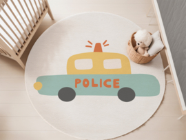 Vloermat | Little Town | Politie auto