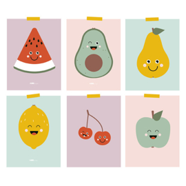 Posterset | Smile | Fruitvariatie