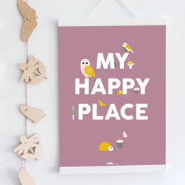 Poster | Bosdieren | Happy Place