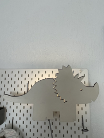 Houten Wandlamp Kinderkamer | Dino Triceratops