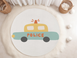 Vloermat | Little Town | Politie auto