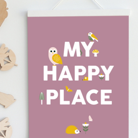 Poster | Bosdieren | Happy Place