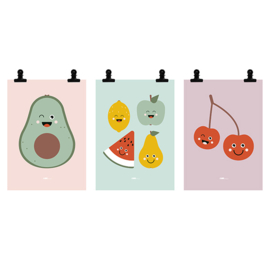 Posterset | A3/A4 | Smile | Fruit