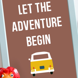 Poster | Safari | Adventure | Terracotta