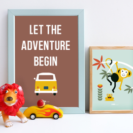 Poster | Safari | Adventure | Terracotta