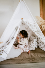 Tipi Tent - Nature | Inclusief mat en kussens