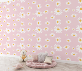 Behang |  Pink Daisy