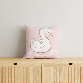 Sierkussen | Swan |  Roze