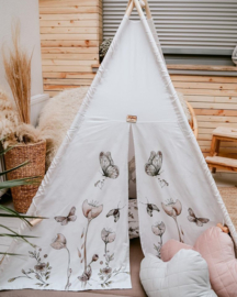 Tipi Tent - Nature | Inclusief mat en kussens