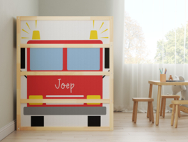 Bed stickers Brandweer | Ikea Kura Bed