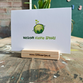 Welkom kleine spruit