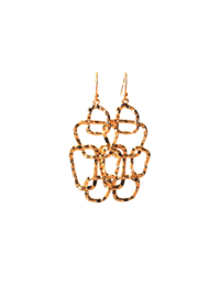 Oorbellen hanger fantasie 24K goldplated