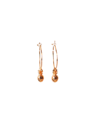 Creooltje goldplated met ananas