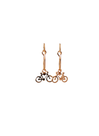 Creooltje goldplated met fietsje