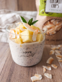 Ananas-kokos overnight oats