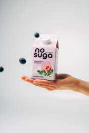 Suikervrije ice tea hibiscusbloem & bosbes
