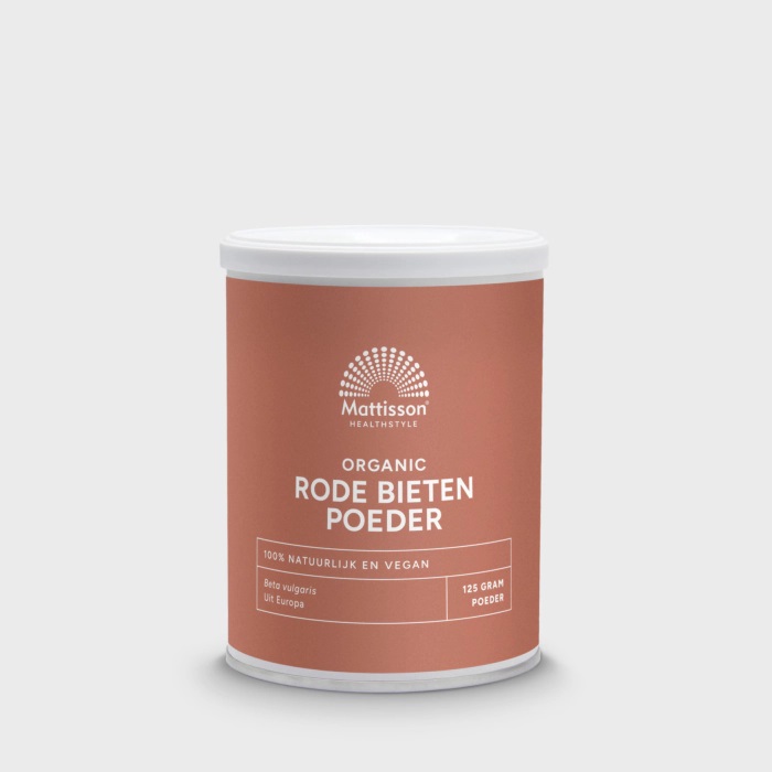Biologische rode bietenpoeder