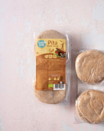 Volkoren pita broodjes bio