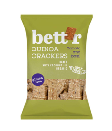 Quinoa crackers tomaat & basilicum