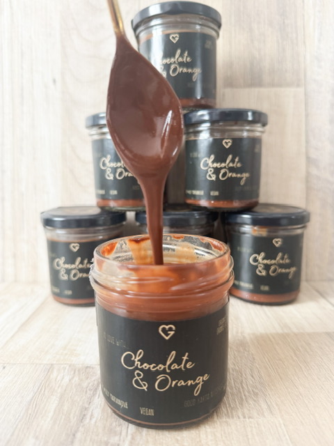 Notenpasta chocolade & sinaasappel 140 g