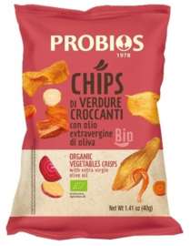 Groentechips met extra vierge olijfolie 40g