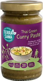 Thaise groene currypasta bio (heel pittig)