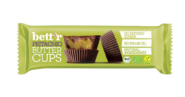 Chocolade cups met pistache vulling