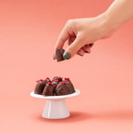 Dadelpralines raspberry cream