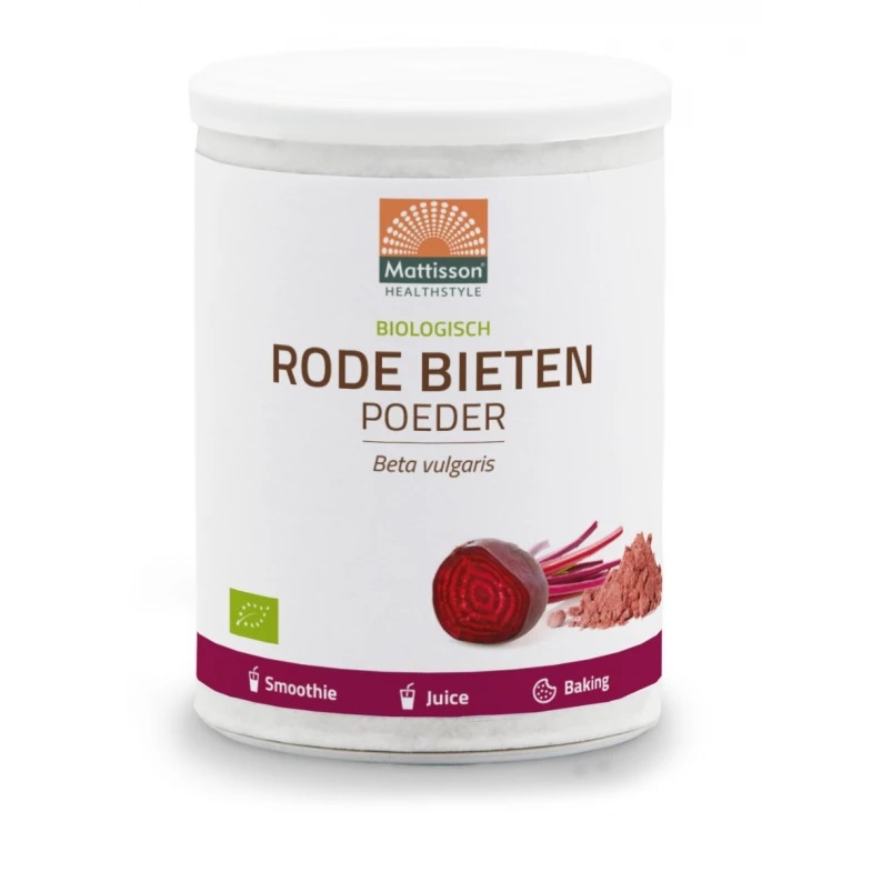Biologische rode bietenpoeder