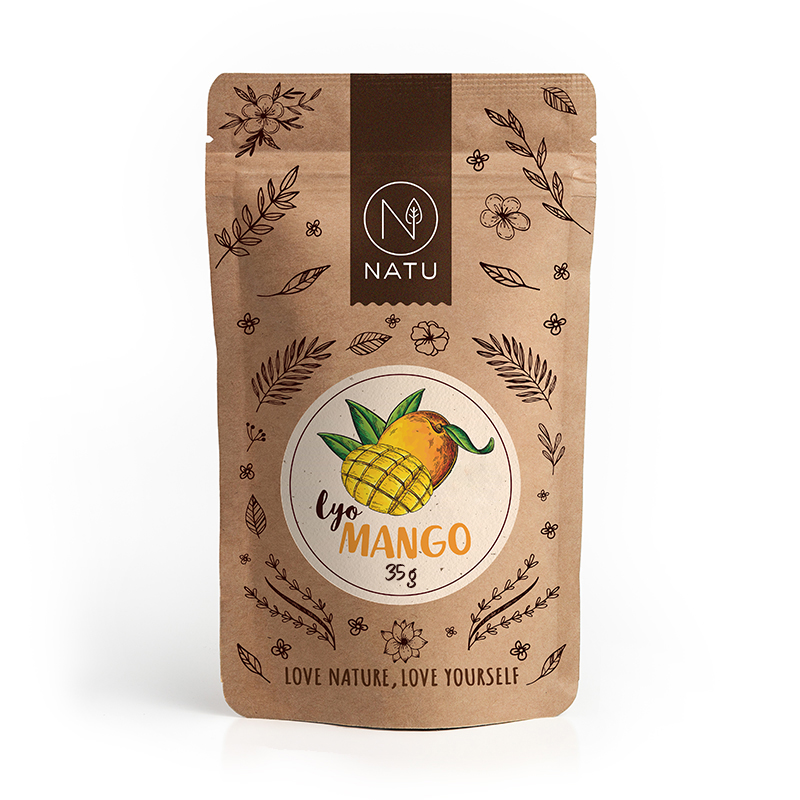 Gevriesdroogde mango 35 g