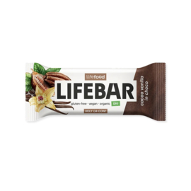 Lifebar in choco met cacao & vanille