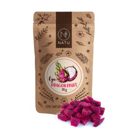Gevriesdroogde dragon fruit 30 g