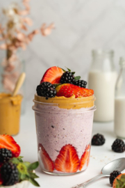 Super ontbijt rode vruchten & extra proteïne