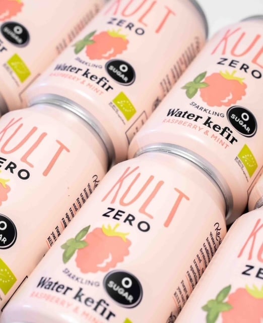 Waterkefir framboos & munt