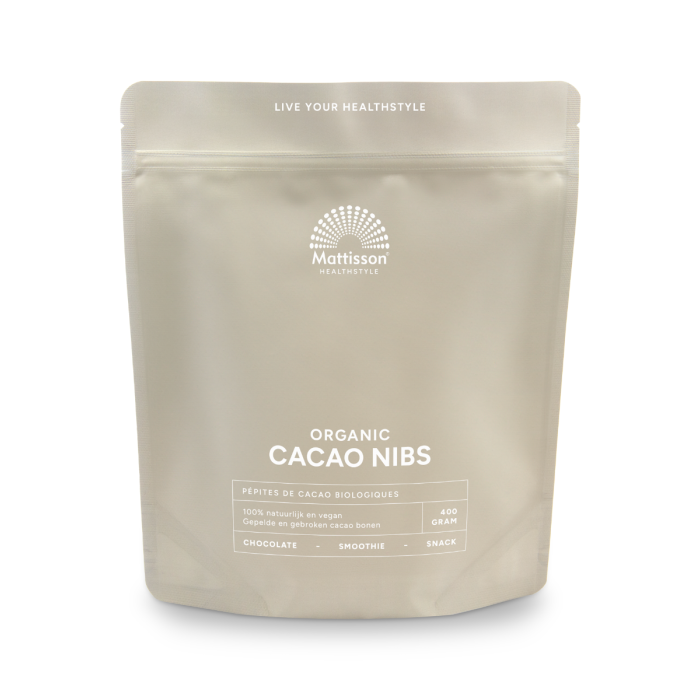 Biologische cacao nibs 400g