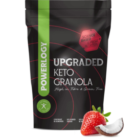Keto granola met kokos & aardbeien Powerlogy 350g