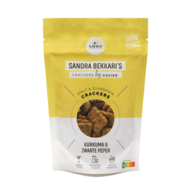 Sandra Bekkari crackers kurkuma & zwarte peper