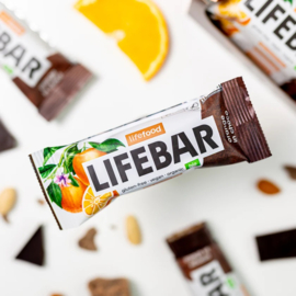 Lifebar in choco sinaasappel