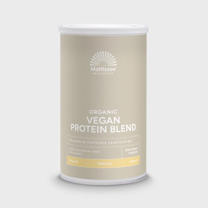 Biologische vegan proteïne mix met vanille