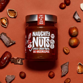 Naughty nuts hazelnoot-choco crush 250 g