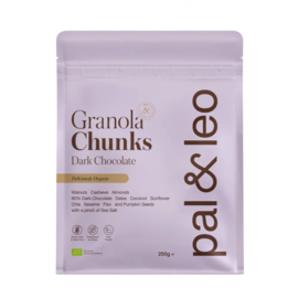 Pal & Leo granola chunks dark chocolate 250g