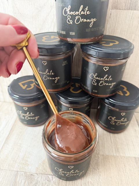 Notenpasta chocolade & sinaasappel 140 g