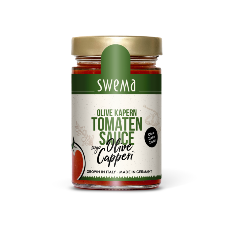 Bio tomatensaus olijven & kappertjes  300 g