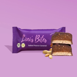 Lini's bites salted peanut caramel