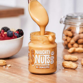 Naughty nuts pinda-gezouten karamel 250 g
