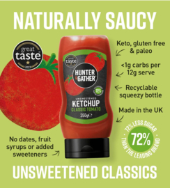 Suikervrije ketchup classic 350g