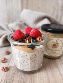 Pinda speculaas overnight oats