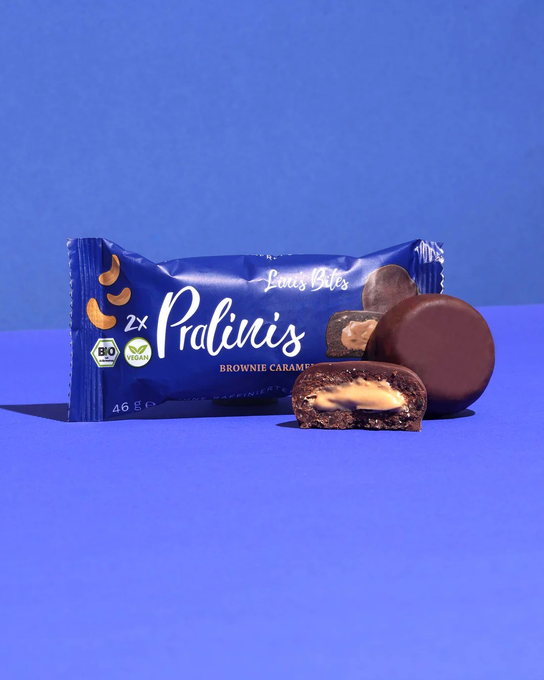 Pralinis brownie caramel
