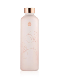Glazen drinkfles bloom
